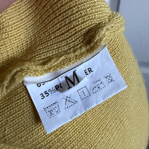 Yellow Dress with Pink Abstract Design - Picture 3 of 3